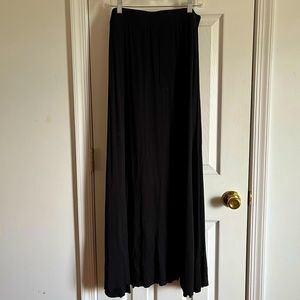 Lane Bryant Floor Length Skirt with Ruffles